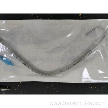 Reinforced endotracheal tube for single use